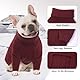 DENTRUN Hundepullover, Sweater für Hunde, Fleece Pullover Hund, Weich Hundepullover Fleece, Winter Warmer Hundepullover Kleine Hunde Rollkragen Strickpullover