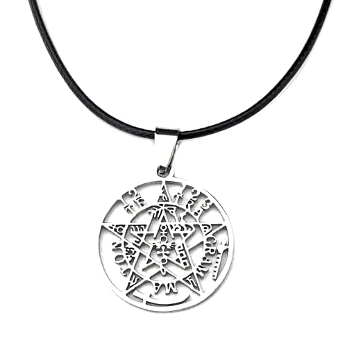 SIMBOLIKS Tetragrammaton colgante Amuleto de protección mal de