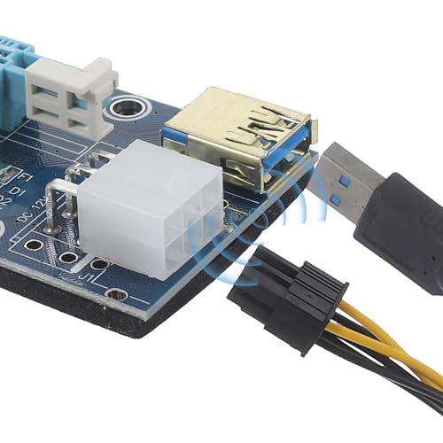 Cable USB 60 CM para GPU Externa con Adaptador Mini Pci-E a Pci-E X16 SHOWERORO 7