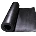 TORRAMI Neoprene Rubber Sheet Roll 3/16" (.187") Thick x 12" Wide x 48" Long for DIY Gaskets, Pads, Seals, Crafts, Flooring,Cushioning of Anti-Vibration, Anti-Slip