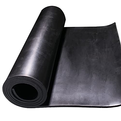 TORRAMI Neoprene Rubber Sheet Roll 3/16" (.187") Thick x 18" Wide x 48" Long for DIY Gaskets, Pads, Seals, Crafts, Flooring,Cushioning of Anti-Vibration, Anti-Slip