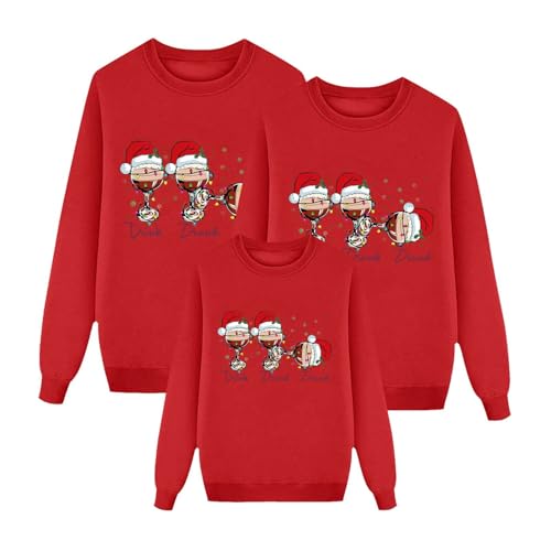 Generic Christmas Sweater Pull Femme Noel Sudadera de Navidad para mujer Rigolo Mujer Invierno Jersey Navidad Mujer Drole Pull de Noel Sudadera de Navidad Mujer Jersey Noel Familia Surtido Hombre, A01