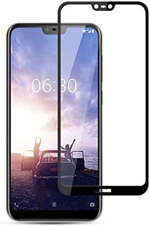 5D Tempered Glass for Nokia 6.1 Plus (X6) Full Screen Protector - Black Frame