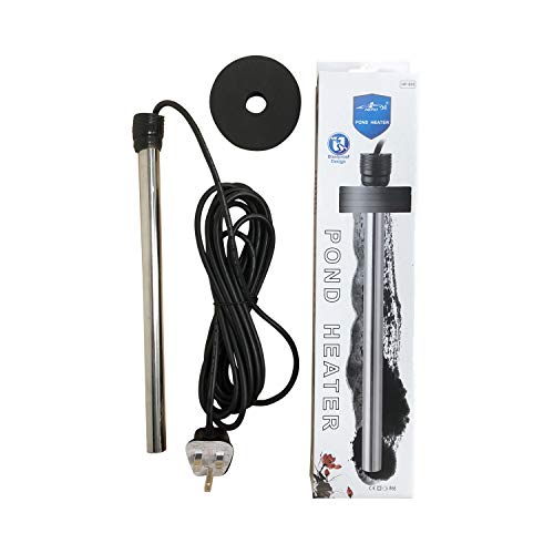 Hepo Pond Heater Floating for Koi Fish Pond Winter Anti Ice 150w / 300w / 600w (150w)