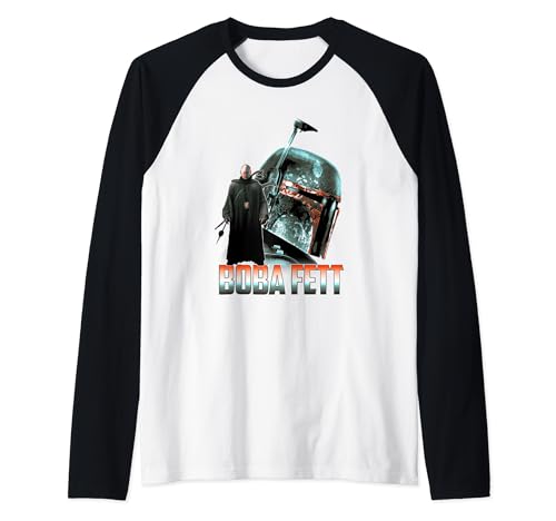 The Mandalorian Boba Fett Raglan Baseball Tee imprimé pour homme et femme