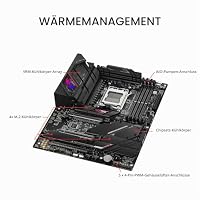 ASUS ROG Strix B650E-E Gaming WiFi AM5 (LGA1718) Ryzen 7000 Gaming-Motherboard (16 + 2 Leistungsstufen, DDR5, 4X M.2 Steckplätze, PCIe® 5.0, WiFi 6E, 2,5G LAN, USB 3.2 Gen 2x2 Type-C® Rear I/O Port, – Ansicht 3