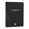 Intelligent Change 3-Month Productivity Planner 2025, Productivity Tools for Time Management & Mindfulness, Daily Planner To Do List, A5 Undated Quarterly Planner (Black)