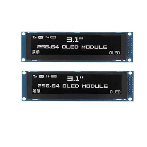 2PCS 3.12inch OLED display 256x64 25664 graphics LCD module display LCM screen SSD1322 controller supports SPI White