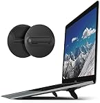 Portable Laptop Stand pour Bureau pliable Invisible Lap Board Riser Lightweight Universal Disilated Notebook Stands pour ordinateur portable Support compatible avec MacBook Pro, MacBook, MacBook Air, Comprimés