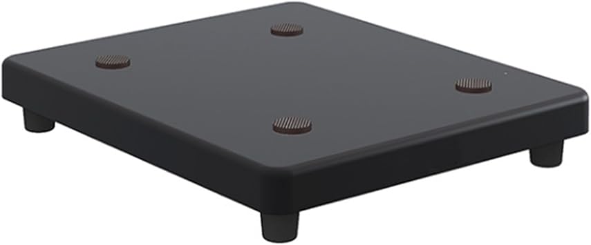 Speaker Base Subwoofer Isolation Stand, Speaker Isolation Feet Platform with Foot Pad Speaker Stabilizer Base for Home, Office, Recording Studio,A,30 * 30cm