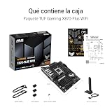 ASUS TUF GAMING X870-PLUS WIFI AMD ATX motherboard, 16+2+1(80A) power stages, DDR5, PCIe 5.0 w/ full support for next-gen GPUs, 4 x M.2 slots, WiFi 7, USB4, front USB 20Gbps w/ PD Fast Charge - 8