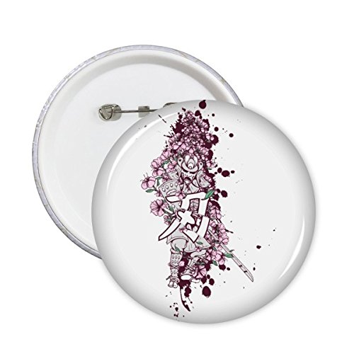 Badge bouton sakura pour masquer une imperfection sur un vêtement