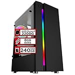 PC Gamer PlayNow AMD Ryzen 3 2200G 8GB DDR4 2666MHZ (Placa de vídeo Radeon VEGA 8) SSD 240GB 500W Skill 11 41SS-NeEy0S