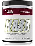 HI TEC NUTRITION HMB Nahrungsergänzungsmittel mit antikatabolen und anabolen Eigenschaften für Muskel- und Ausdauer-Booster, richtige Regeneration, schlanke Körpermasse, 1 Packung x 400 Kapseln