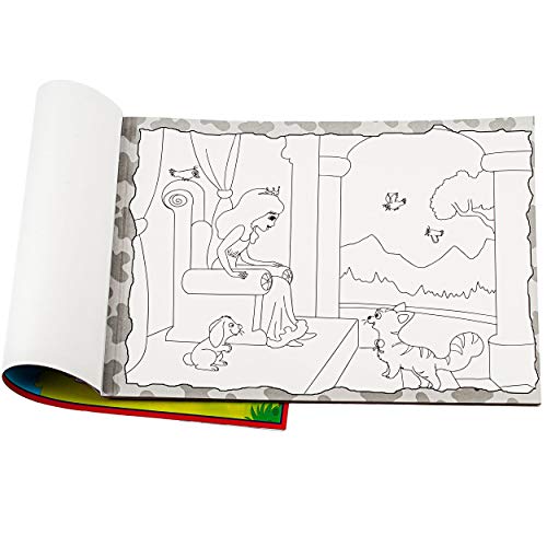 alles-meine.de GmbH großer XXL Malblock/Malbuch - A3 - Poster Bilder - Märchen & Prinzessin - 16 Seiten - Dickes… – Bild 6