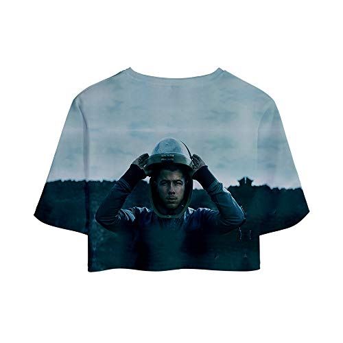 Unizka Nick Jonas Top Suit Summer Cool Singer Unisex Hip Hop 3D T Shirt & Shorts Fans Accessories (KA04552,XXL) - Thumbnail 2