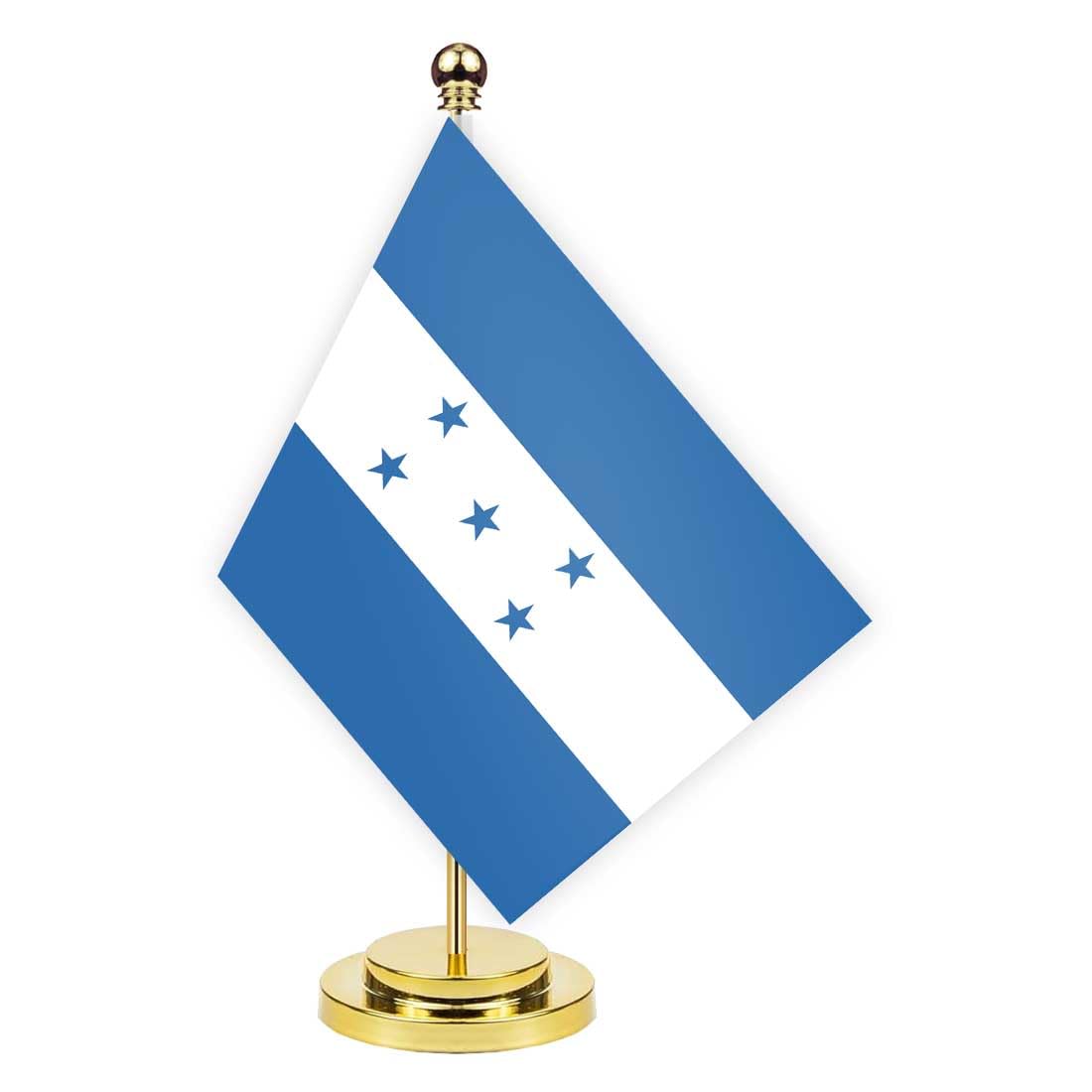 Honduras Desk Flag,12 inch Small Honduran Indoor Banner,Small Printing Decor For Office Home Classroom Table