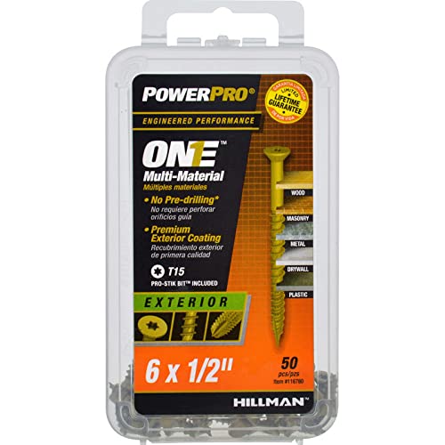 Vis extérieur anti-corrosion époxy bronze Hillman 116780 Power Pro One