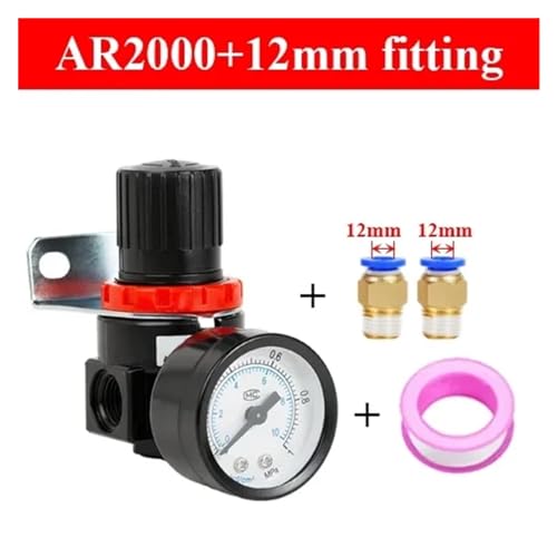 Régulateur de pression de gaz AR2000 pour stabiliser l'air du compresseur 1/4