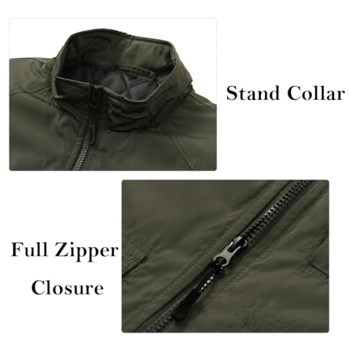 Msmsse Men's Softshell Outerwear Puffer Vest Windproof Lightweight Sleeveless Jacket for Running Golf3