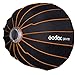 Godox QR-P70 27.6Inch 70CM Portable Quickly Fast Installation Deep Parabolic Softbox，with Front & Inner Diffuser for Godox SL-60W VL150 VL300 UL150 SL150WII SL200WII SZ150R SZ200BI (with Fabric Grid)