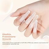 Modelones Polygel 50 ml, 1,76 uncji Klare żel do modelowania paznokci, trwały, naturalny wygląd, pogrubiający żel akrylowy dla początkujących i profesjonalistów