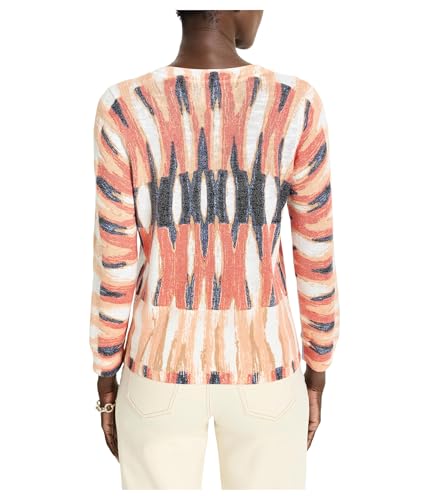 NIC+ZOE Women's Criss Cross Cotton Slub Sweater3