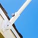 Grace Alley Flag Pole Kit: Outdoor Flag Pole Kit Includes Tangle Free Flag Pole & Flag Pole Bracket. Great for Residential or Commercial. Silver Aluminum Flag Pole Kit Wind Resistant/Rust Free.
