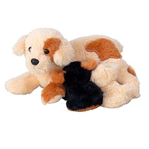 Hundefamilie - Hund mit 2 Welpen Kuscheltier