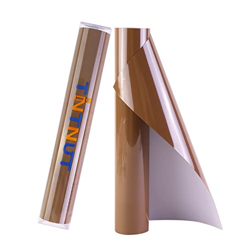 Image of Tintnut Chocolate Heat Transfer Vinyl - 10in x 72in Bundle Brown Iron on Vinyl - 16 Pieces
