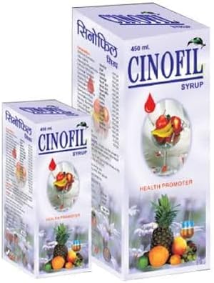 Cinofil Syrup A Health Promotor Syrup For Tone Up The Power And Energy | For Men And Women | PACK OF 1 (450 ML)|