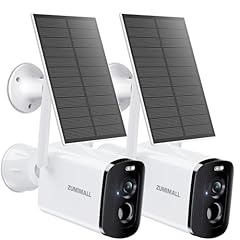 White - 2 Packs Solar Cam