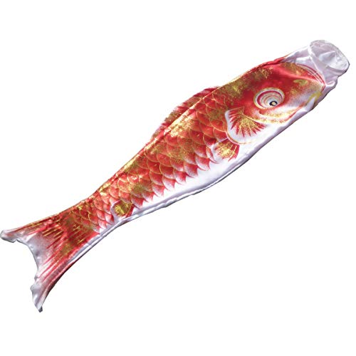 Hsthe Sea 5 Stück Japanischer Karpfen Windsack Bunte Bronzing Streamer Fischflagge Drachen Koinobori Hängendes Dekor für Japanische Sushi Bar Izakaya (60cm, 23,6 Zoll)