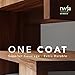 Natura Onecoat Wood Stain Oil - 215 ft² - 360 ml, Clear – Wood Finish for Interior Furniture & Floor - Linseed Wood Oil - Fast-Drying - Environmentally Friendly-Extra Durable Hard Wax Oil-VOC-Free