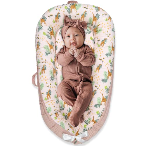 Image of JOCUTE Baby Lounger,Cheaply Cosleep, Machine Washable Infant Nest Cover, Baby Lounger Pillow for Bassinet, Comfortable para Bebe Lounger, Ultra Baby Gifts