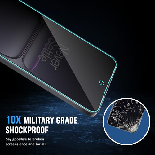 Image of ArmourPro Privacy Tempered Glass Screen Protector Compatible for OnePlus Nord CE 5 (6.77 Inch) with Edge-to-Edge Protection Coverage and Easy Installation kit (Pack of 2)
