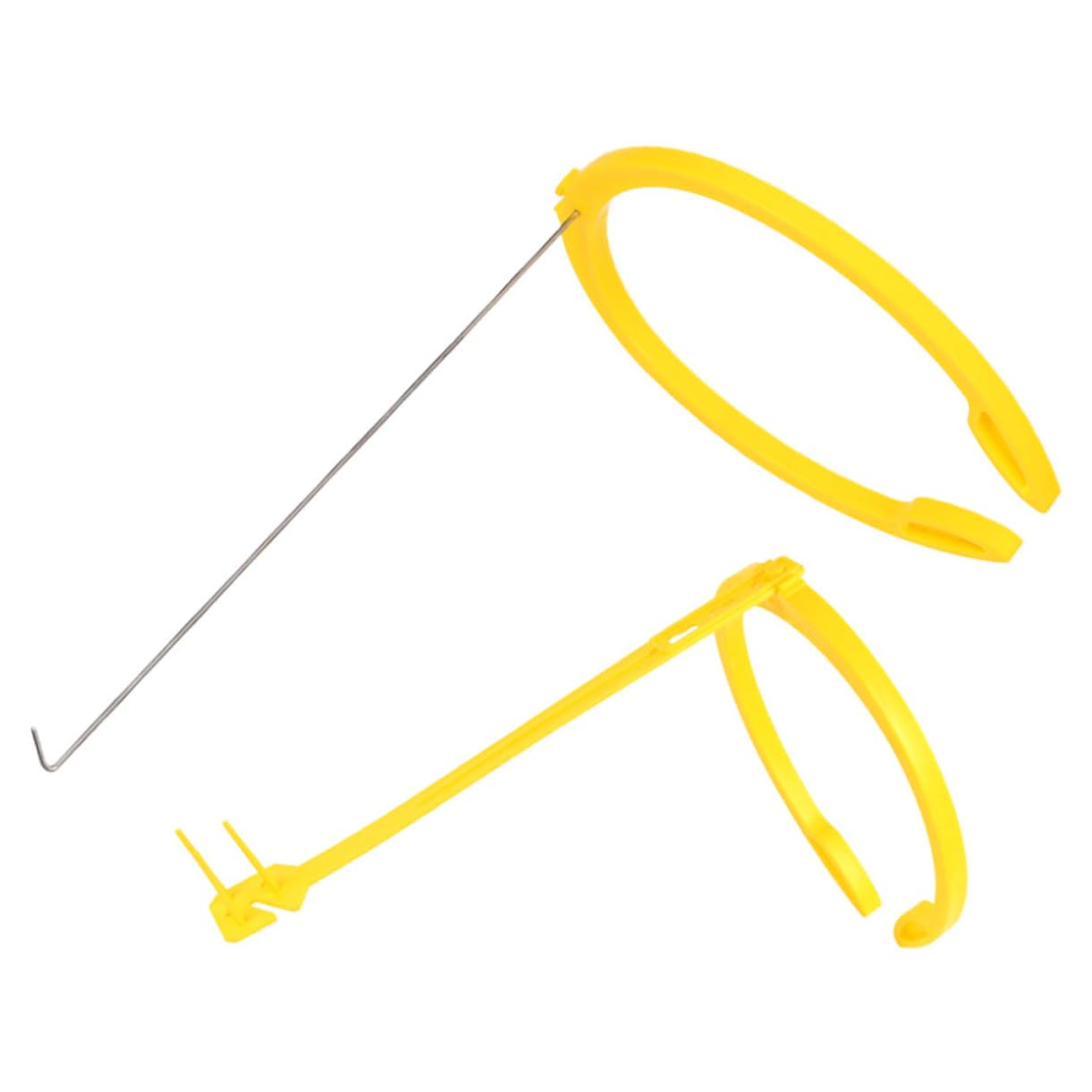 Abaodam 2Pcs Pig Insemination Clips Durable Artificial Insemination Tool for Livestock Lightweight Stents Clip for Efficient Breeding Reliable Material for Enhanced Conception Rates