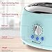 Brentwood Appliances Cool-Touch 2-Slice Retro Toaster with Extra-Wide Slots (Blue)