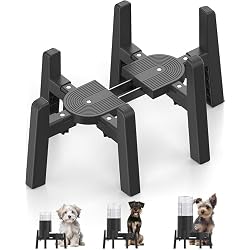 CZPET Dog Water Dispenser Stand, Pet Automatic Feeder Holder [Stand Only] | Elevated Pet Water & Food Bowl for Medium Dogs, Stable and Anti-Slip Raised Bowl