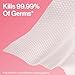 The Honest Company Grapefruit Grove Sanitizing Wipes, Kills 99.99% of Germs, Safe for All Hands, Antibacterial, Dermatologist Tested, 50 Count