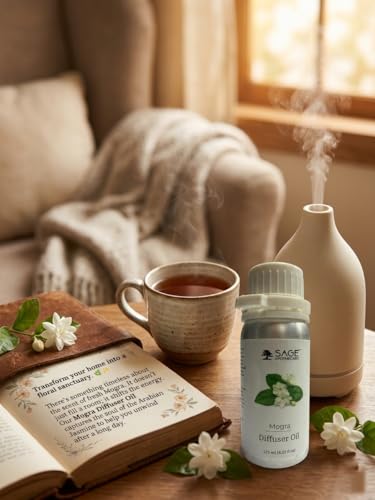 Image of Sage Apothecary Mogra Diffuser Oil - 125ml