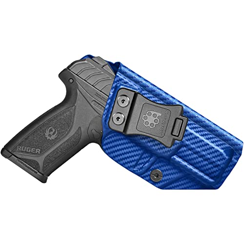 Amberide IWB Kydex Holster for Ruger Security-9 Concealed Carry No Optic/No Laser Adjustable Cant Posi-Click Retention Made in USA