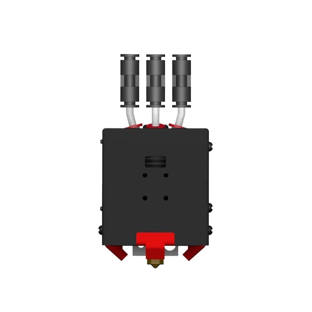 Buse de tête d'impression M4V6 4 en 1, mélange couleurs, assemblage Hotend, Filament .75mm, quatre(M4V6 add Cable)