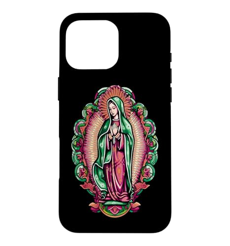 Our Lady Virgen De Guadalupe Saint Virgin Mary Roses Flowers �X�}�z�P�[�X iPhone 16 Pro Max �p