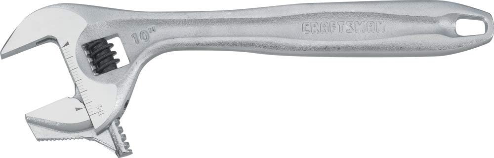 CRAFTSMAN Adjustable Wrench, 12-Inch Reversible Jaw (CMMT82339), 12-Inches