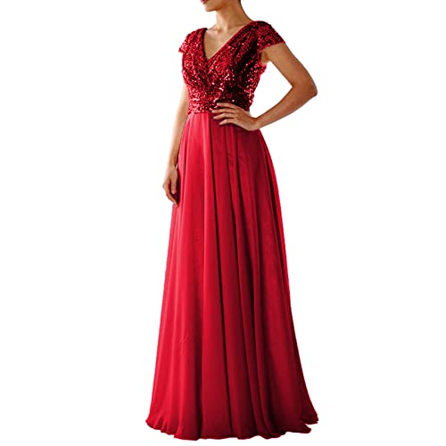Robe longue été pour femme idéale pour robe de soirée chic et de demoiselle d'honneur