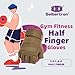 Seibertron S.O.L.A.G 1/2 Finger/Fingerless/Half Finger Multi-Function Sports Gloves Coyote XXL