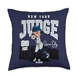 Picture of Aaron Judge | New York Baseball MLB Players | MLBJUD3005 Throw Pillow