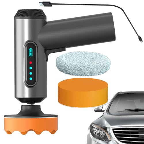 Car Buffers and Polishers Kit - 4000mAh Rechargeable Polishing Machine Kit | Portable Auto Waxing Glass Scratches Repair Polishing Tool for Car Home