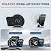 SHELITA Speedometer Heads Up Display, Car GPS HUD G16, Driving Speed, Clock, Driving Time, Altitude, Mileage, Compass, Fatigue Driving Reminder, Adjustable Bracket, etc for All Cars with USB Interface